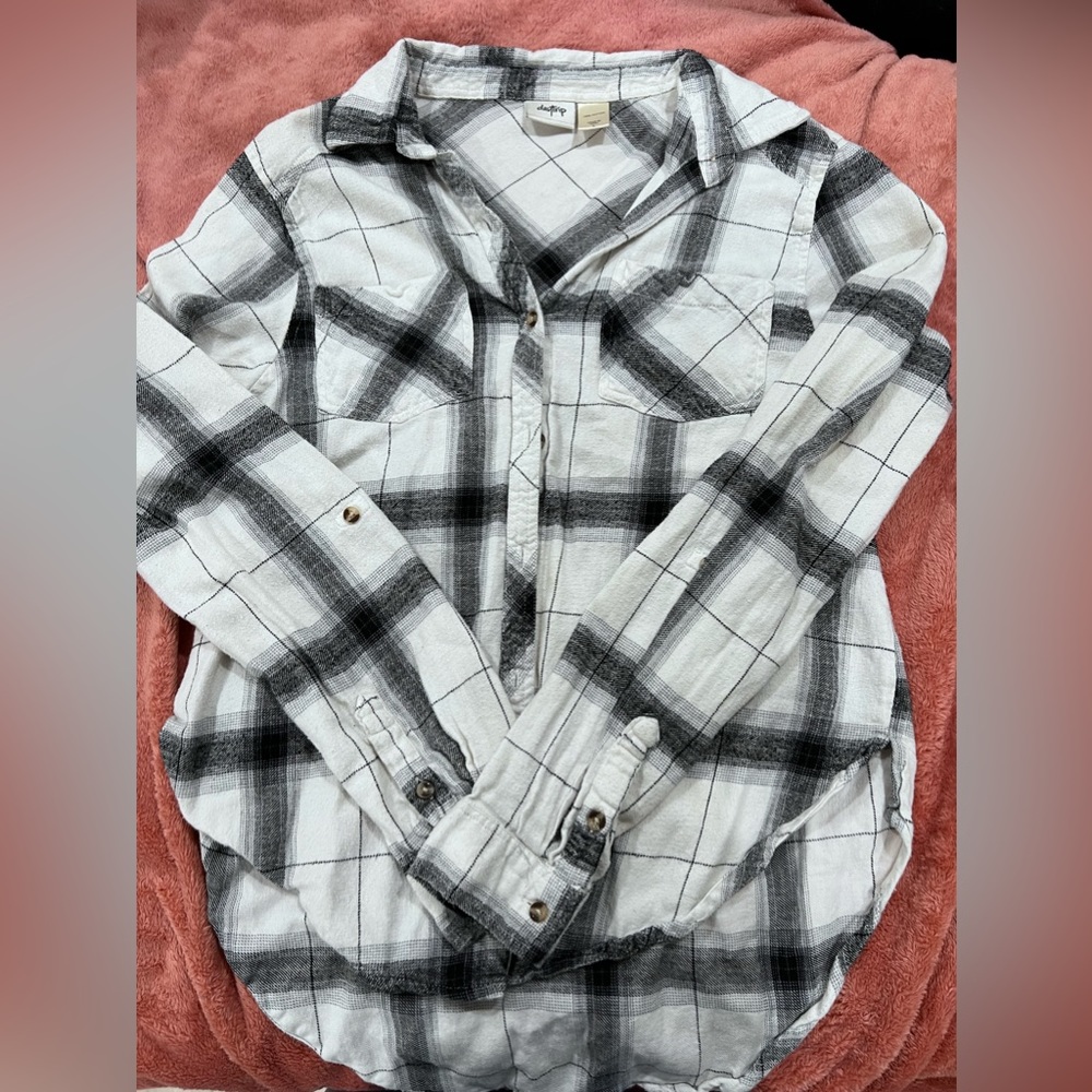 Black and white flannel